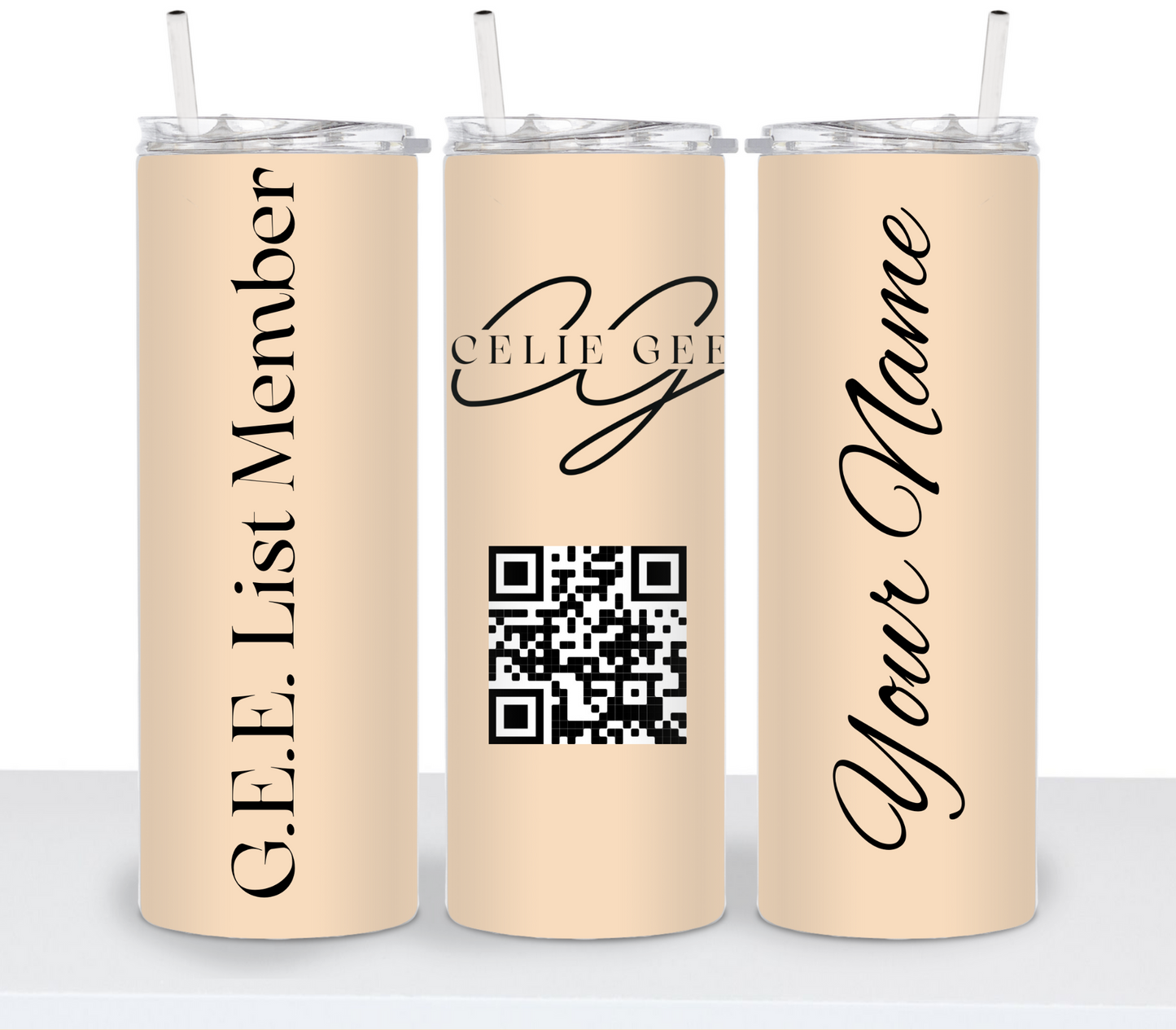 Personalized G.E.E. List Member Tumbler